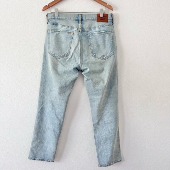 Abercrombie & Fitch Light Wash Vintage Stretch Straight Leg Jeans Sz 32x30 - Picture 4 of 4